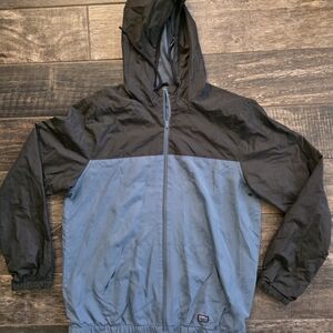 O'Neill Two-Tone Black and Blue Light Jacket Windbreaker